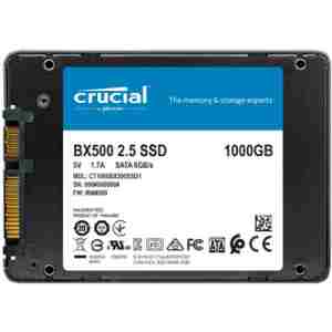 SSD 1TB 2.5" SATA3 3D TLC, 7mm, CRUCIAL BX500 (CT1000BX500SSD1)