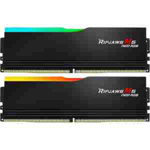 RAM DDR5 64GB Kit(2x32GB) 6000MT/s CL30 1.4V, G.SKILL Ripjaws M5 Neo RGB AMD EXPO