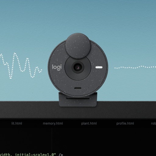 Kamera Logitech Brio 300, grafitna, USB - slika 4