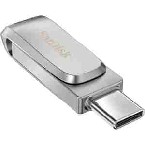 SanDisk Ultra Dual Drive Luxe USB Type-C 512GB 400MB/s USB 3.2 Gen 1, srebrn