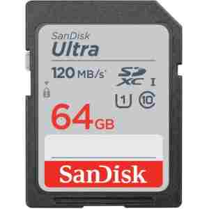 SanDisk Ultra 64GB SDXC spominska kartica 140MB/s