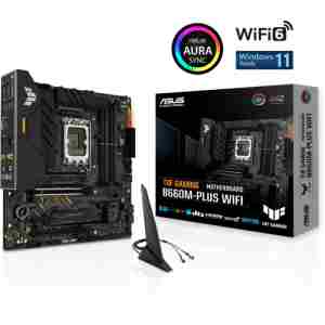 ASUS TUF GAMING B660M-PLUS WIFI, DDR5, SATA3, USB3.2Gen2x2, DP, WiFi, LGA1700 mATX