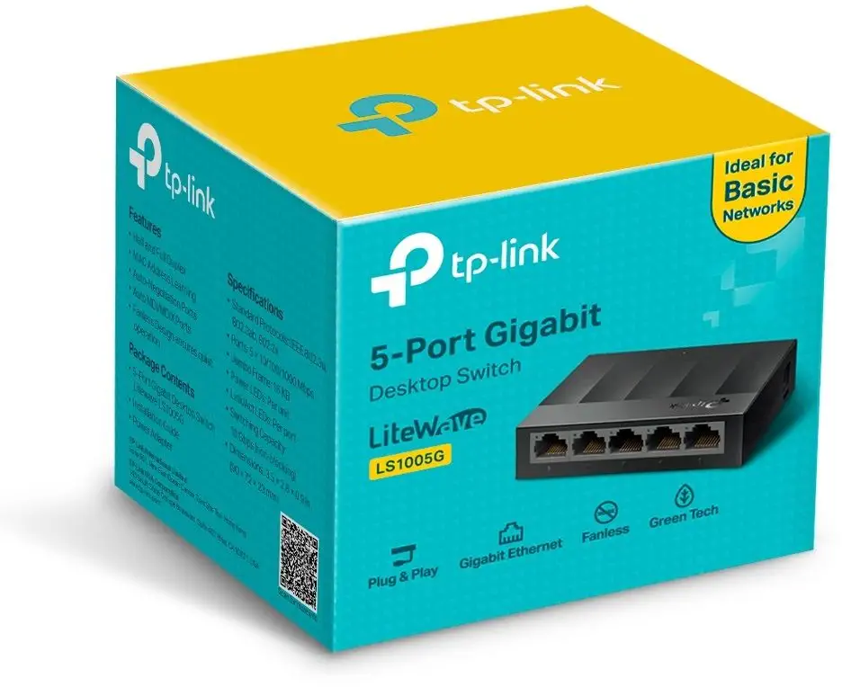 STIKALO 5-PORT TP-Link 100/1000 (LS1005G) - slika 2