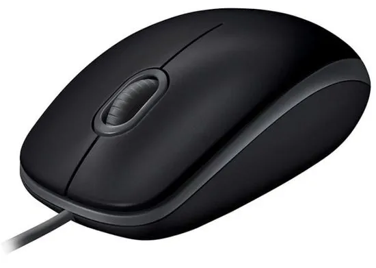 Logitech miška B110 Silent, črna - slika 2