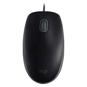 Logitech miška B110 Silent, črna