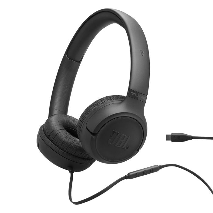 JBL Tune 530C USB-C žične naglavne slušalke, črne