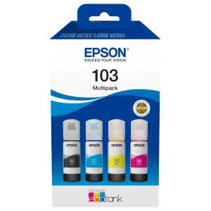 ČRNILO EPSON 103 4x KOMPLET STEKLENIČKA, 70 ML L31xx, L32xx,,L52xx (C13T00S64A)