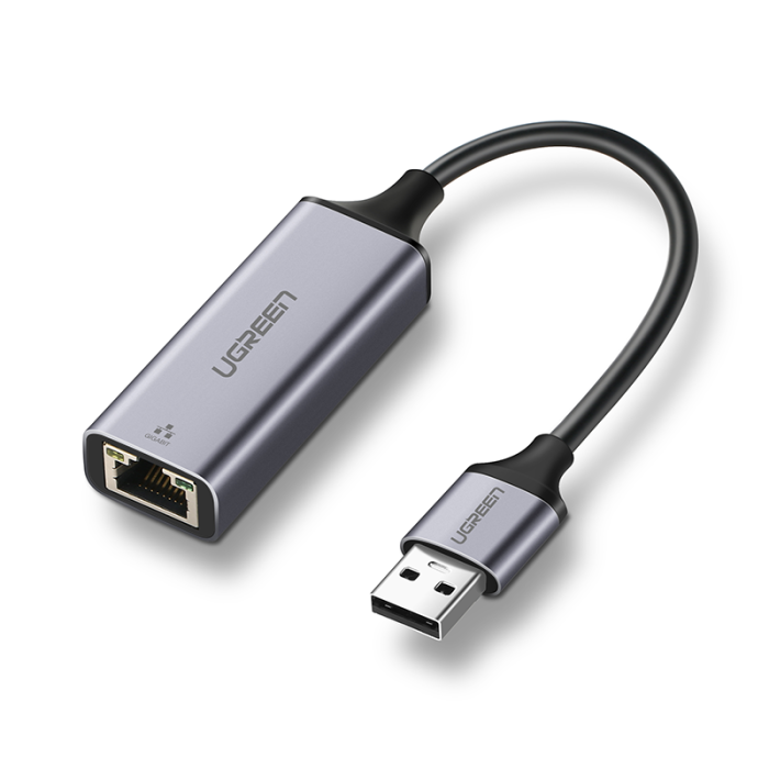 Ugreen USB 3.0 Gigabit Ethernet Adapter mrežna kartica siv - box - slika 3