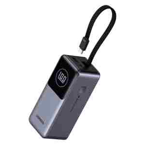 Ugreen prenosna polnilna baterija 12.000mAh, 100W z vgrajenim kablom