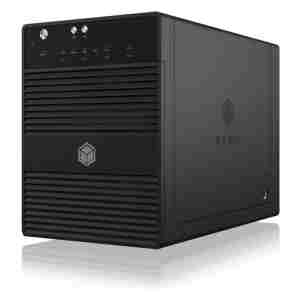 IcyBox IB-3740-C31 USB-C 3.1 zunanje ohišje za 4 3,5 in 2,5 HDD ali SSD diske