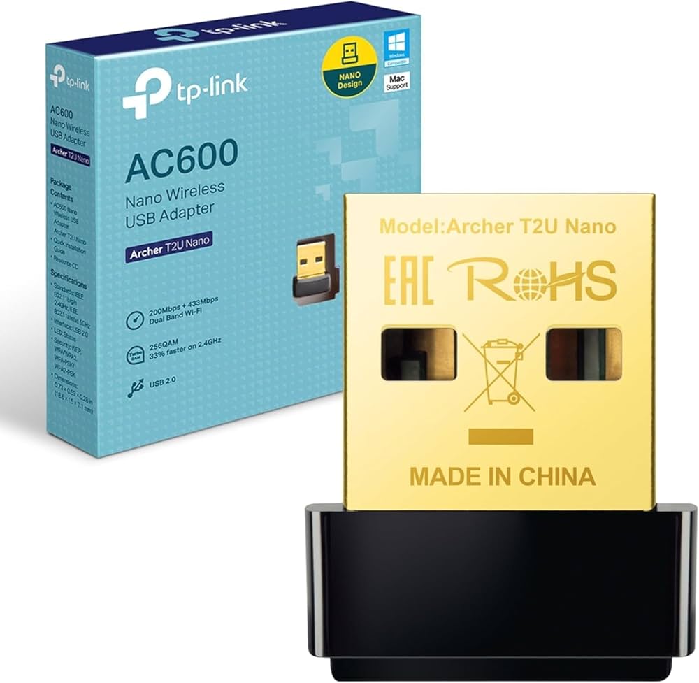 TP-LINK Archer T2U Nano 600Mbps brezžična USB mrežna kartica