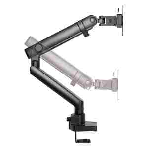 IcyBox IB-MS313-T enojni nosilec za monitor do diagonale 32 z montažo na rob mize
