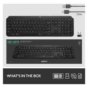 Logitech tipkovnica MX Keys S, grafitna, SLO