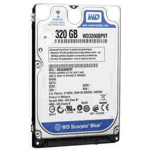 WD 320 GB WD3200BPVT