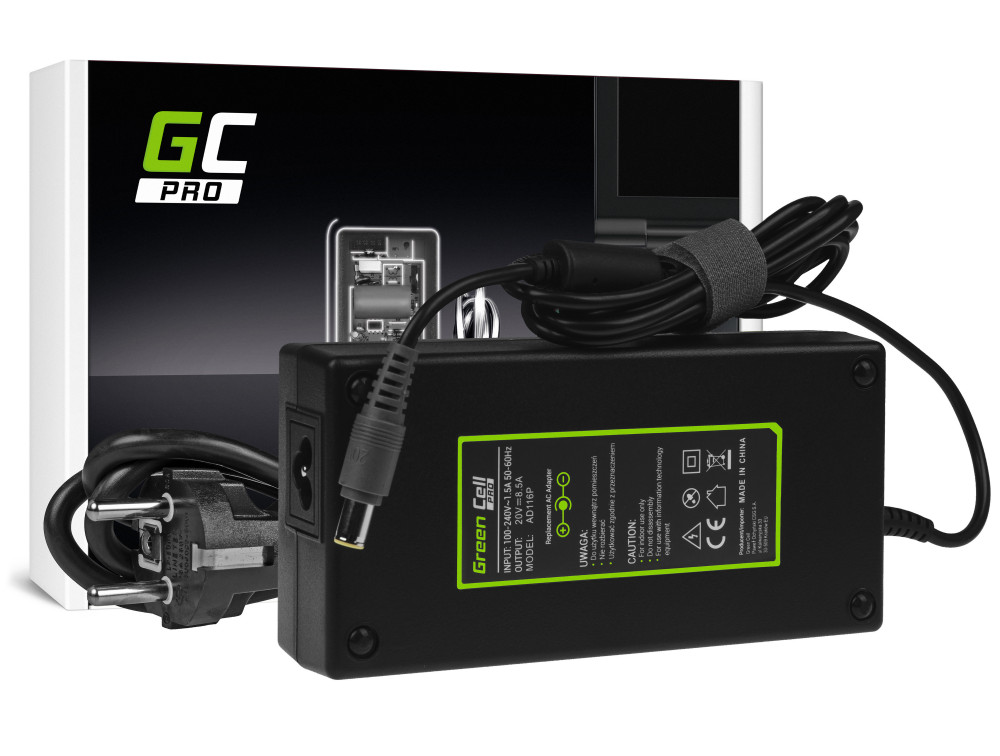 Green Cell PRO napajalnik / AC Adapter 20V 8.5A 170W za Lenovo ThinkPad