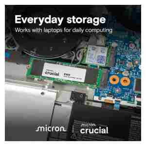 Crucial E100 2TB PCIe Gen4 NVMe 2280 M.2 SSD
