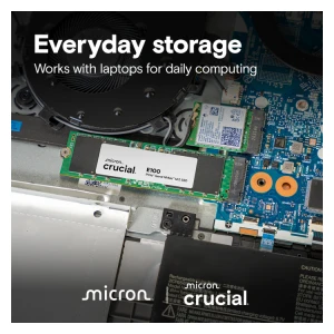 Crucial E100 2TB PCIe Gen4 NVMe 2280 M.2 SSD