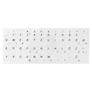 Nalepka za tipkovnico SLO vsi znaki-črni