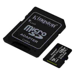 Spominska kartica SDXC-Micro 128GB Kingston Canvas Select Plus 100MB/s/85MB/s U1 V10 UHS-I +adapter (SDCS2/128GB)