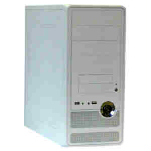 Ohišje Premium PA806  MidiATX - bela