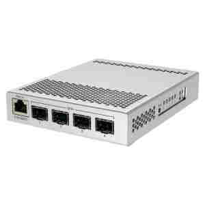 STIKALO 4x SFP+ 1-PORT Mikrotik 100/1000/2,5/10Gbp/s Managed (CRS305-1G-4S+IN)