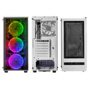 Ohišje Kolink Observatory Lite Mesh RGB MidiATX - bela ARGB