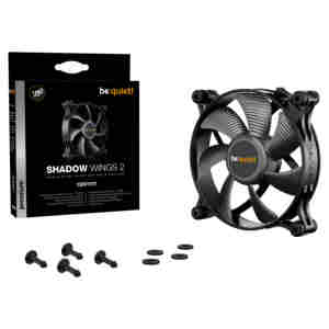 Ventilator be quiet! Shadow Wings 2 120mm črna