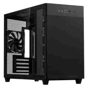 Ohišje Asus Prime AP201 (steklena stranica) miniATX - črna