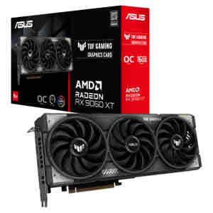Grafična kartica AMD RX9060 XT Asus TUF Gaming - 16GB GDDR6  | 1xHDMI 2.1b 2xDisplayport 2.1a (TUF-RX9060XT-O16G-GAMING)