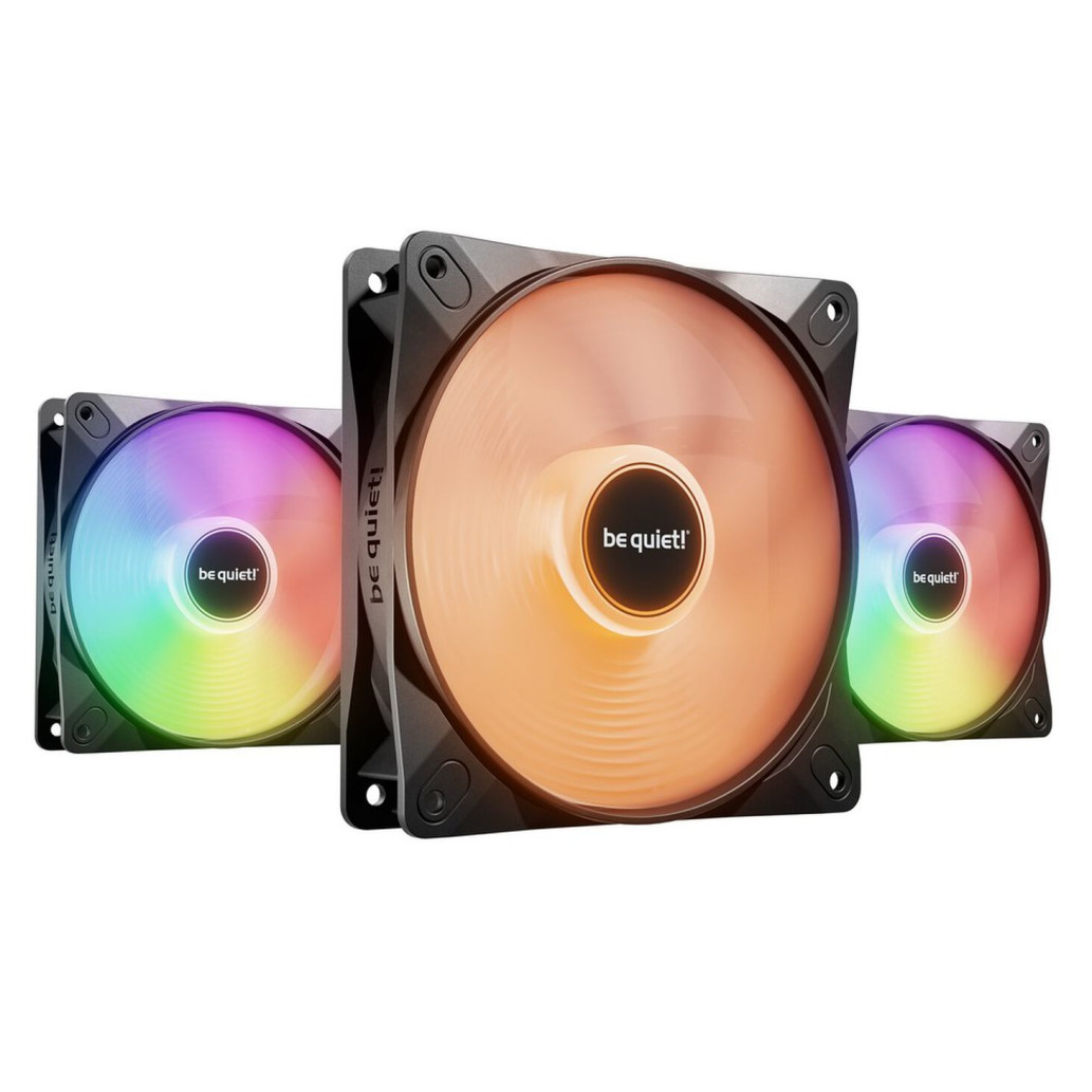 Ventilator be quiet! Light Wings LX High Speed 120mm črna RGB (3 pack)