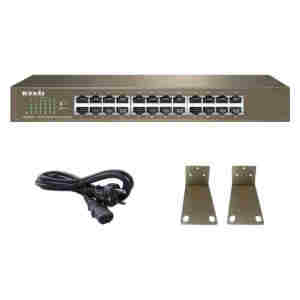 STIKALO 24-PORT Tenda 100/1000 Rack (TEG1024D)