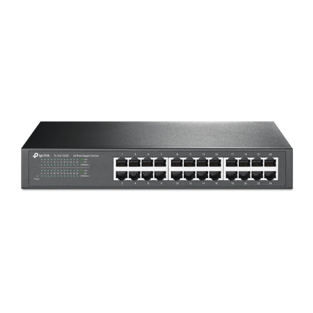 STIKALO 24-PORT TP-Link 100/1000 Rack (TL-SG1024D)