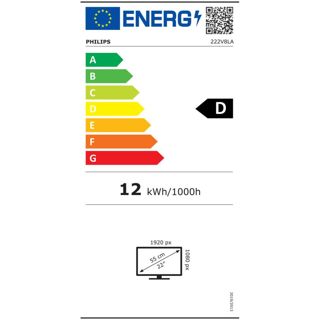 Philips 54,6 cm (21,5") 222V8LA 1920x1080 - slika 2