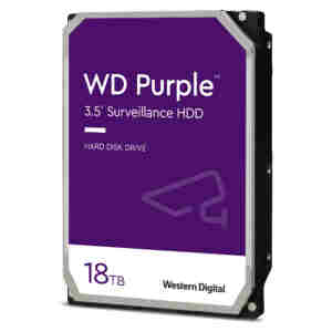 Trdi disk 18TB WD WD181PURP - Purple 512MB - primeren za snemalnike 24/7 (WD181PURP)