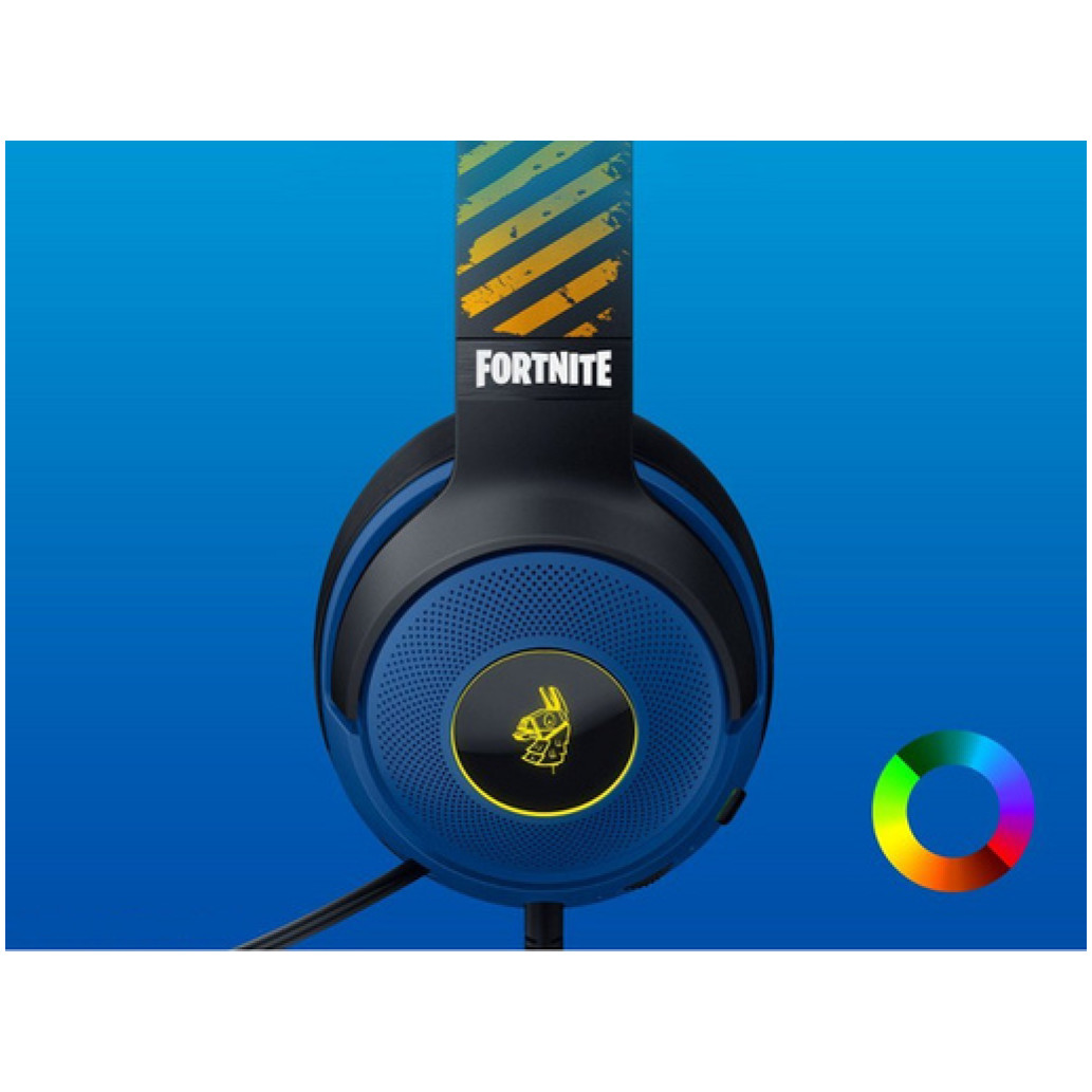 Slušalke brezžične Razer naglavne z mikrofonom USB Kraken V3 X modra Fortnite Edition (RZ04-03750500-R3M1) - slika 4
