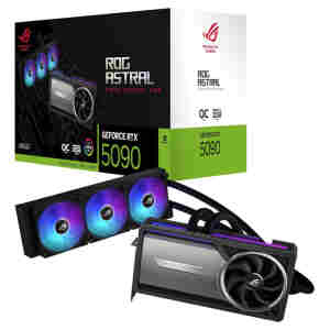 Grafična kartica nVidia RTX5090 Asus ROG Astral LC OC Edition - 32GB GDDR7 - (360mm vodno hlajenja) (90YV0LW2-M0NA00)