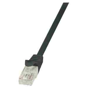 KABEL PATCH UTP Cat 5e 3,00m RJ45 10/100 LogiLink – črn