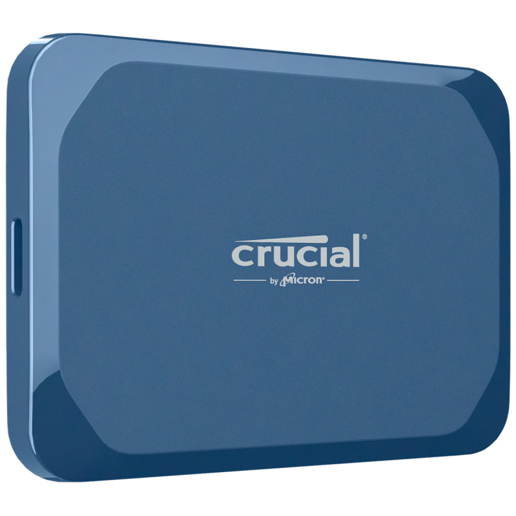 Prenosni disk SSD 1TB USB-C Crucial X10 2100MB/s - modra (CT1000X10SSD9)