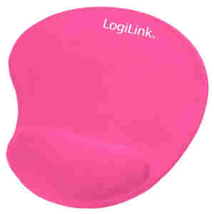 Podloga za miško z gelom ergonomska LogiLink MousePad roza (ID0027P)