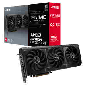 Grafična kartica AMD RX9070 XT Asus Prime OC Edition - 16GB GDDR6  | 1xHDMI 2.1a 3xDisplayport 1.4a (90YV0L71-M0NA00)