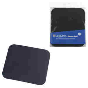 Podloga za miško LogiLink EVA pena + Nylon prevleka, črna, 250 x 220 x 3mm (ID0096)