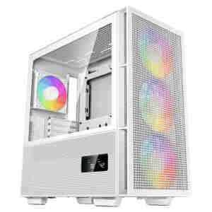 Ohišje Deepcool CH560 Digital MidiATX - bela RGB
