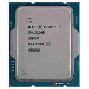 Procesor Intel 1700 Core i3 13100F 4C/8T 3.4GHz/4.5GHz tray 58W/89W brez grafike brez hladilnika