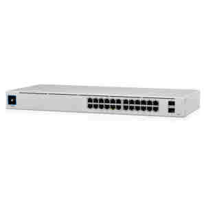 STIKALO 24-PORT + 2x SFP Ubiquiti 10/100/1000 (USW-24-EU)