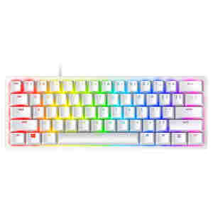 Gaming Tipkovnica Žična Razer Huntsman Mini Mercury US international | SLO gravura bela RGB Linear Optic Switch (RZ03-03390400-R3M1)