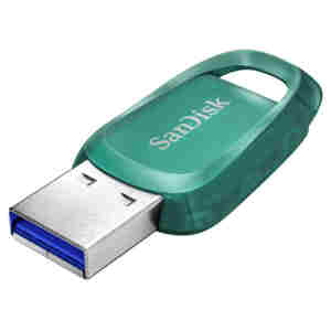 Spominski ključek 256GB USB3.2 Sandisk Ultra Eco 100MB/s plastičen (SDCZ96-256G-G46)