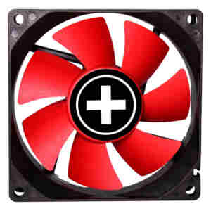 Ventilator Xilence Redwing 80mm, rdeča