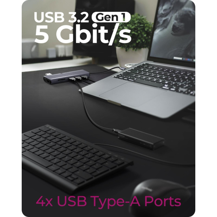 IcyBox IB-DK4062-CPD 12-v-1 DockingStation priklopna postaja s trojnim video priključkom - slika 4