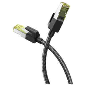 Ugreen Cat7 oklopljen pleten okrogel kabel z modularnim RJ45 Ethernet priključkom 3M