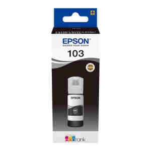 Epson 103 črnilo black 65ml za L1110, L3110, L3111, L3150, L3151, za 4500 strani